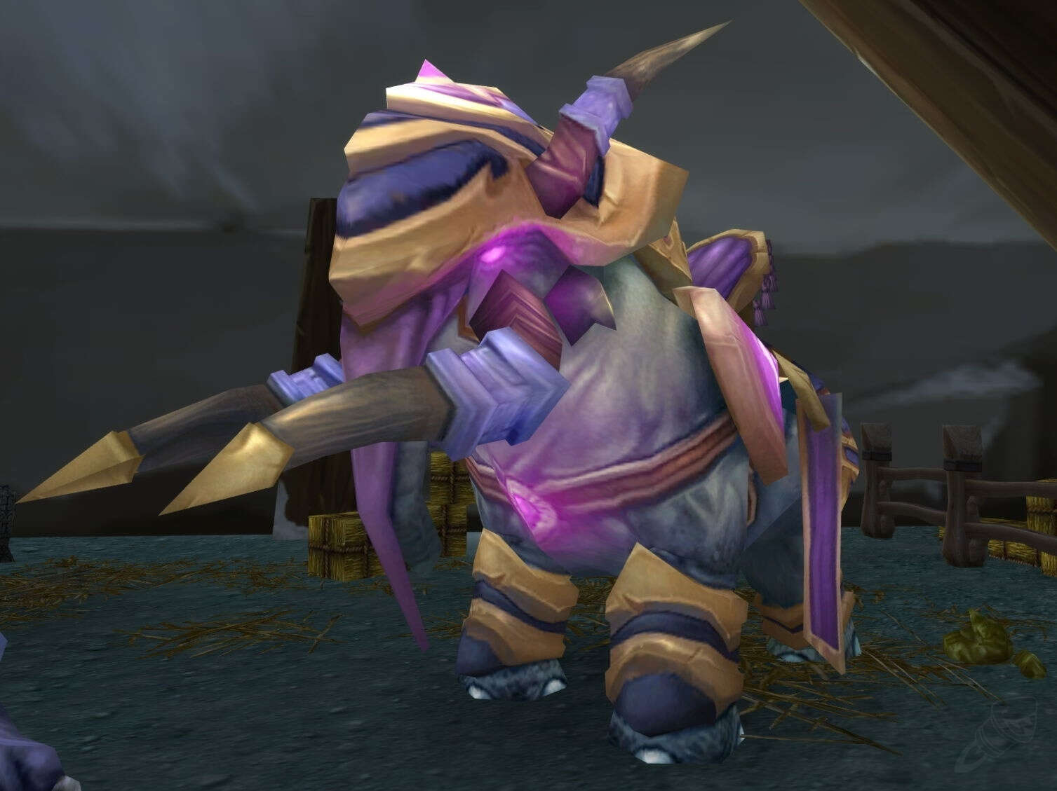 Stabled Exodar Elekk Screenshot