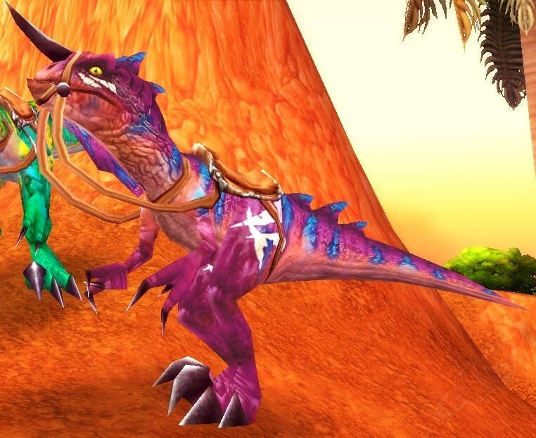 Violet Riding Raptor Screenshot